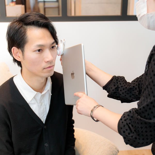 男性の乾燥肌ケア　表参道・メンズ眉サロン・アイブロウン